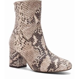 Free People snake print leather boots